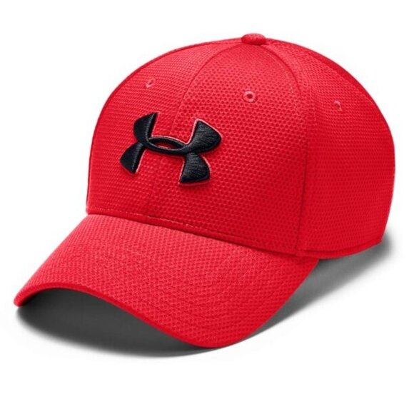Under Armour 1254123 Blitzing II Stretch Fit Hat Cap Red ( L/XL ) - Picture 3 of 4